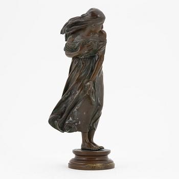 Léon Pilet, sculpture, bronze, signed.