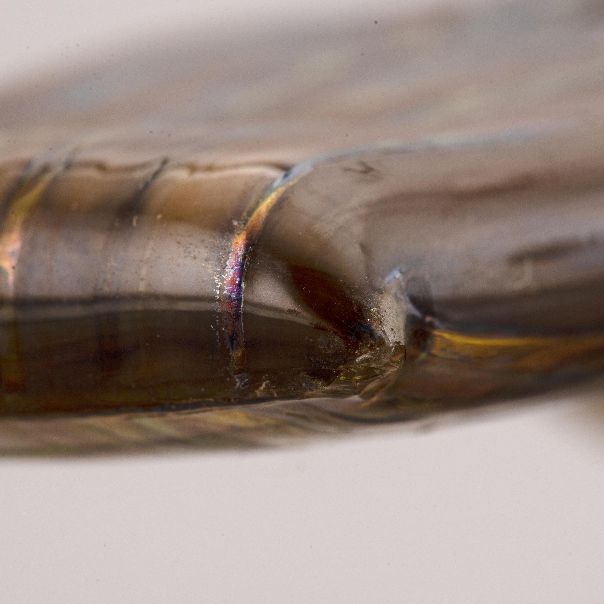 Oiva Toikka, iridecent glass sculpture, "Villihanhi", signed and numbered 594/1000 Nuutajärvi Finland.