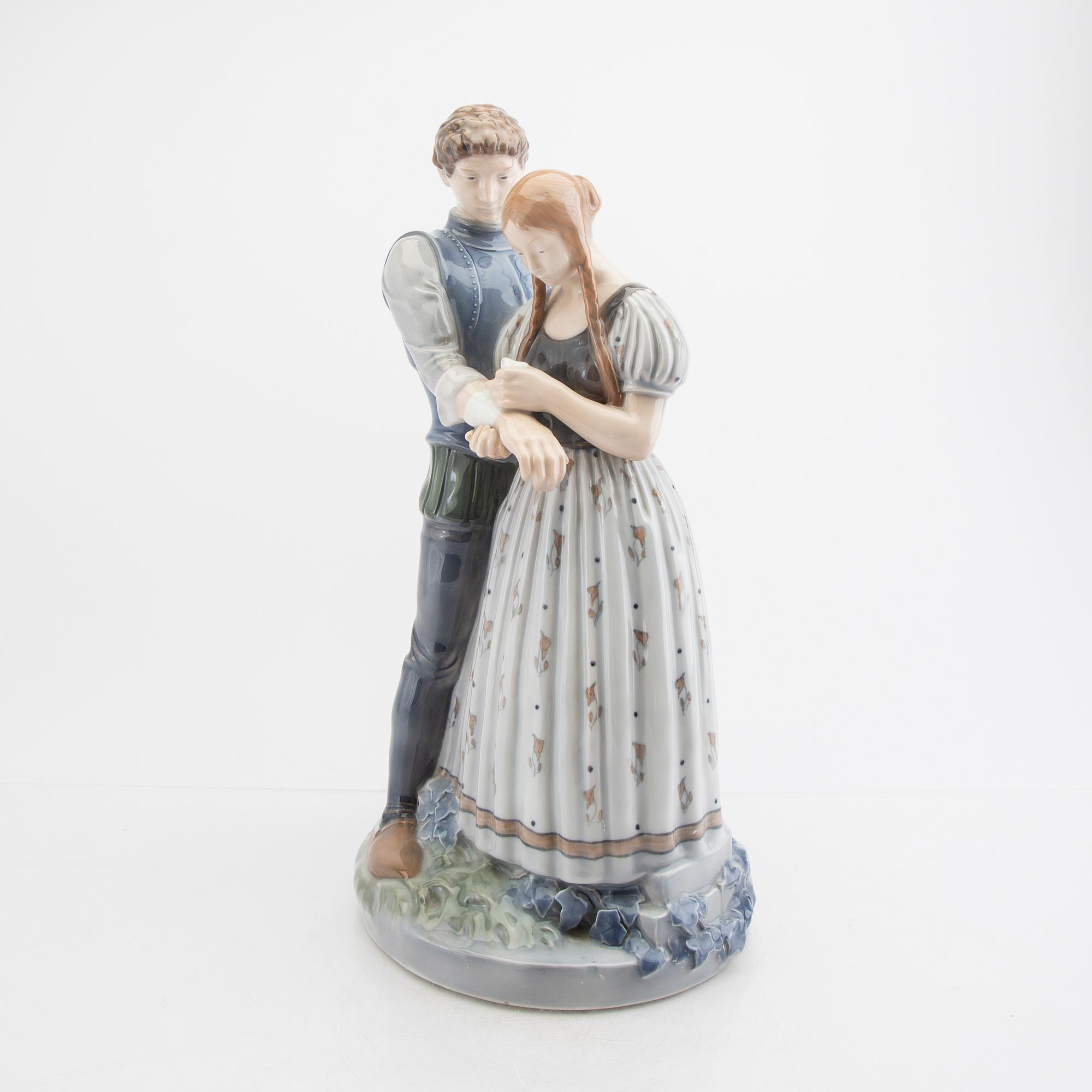 A Royal Copenahgen porcelain figurine later part of the 20th century.