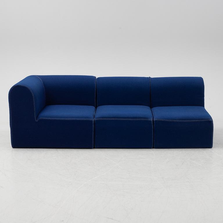 Erik Rasmusen, a three-piece 'Paustian Modular' sofa. Designed in 1969.