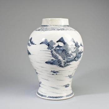 URNA, porslin, Kina, 1800-tal.