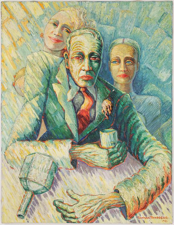 GUNNAR TANDBERG, olja på duk. Signerad.