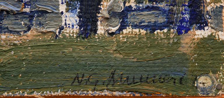 NILS-GÖRAN BRUNNER, olja på duk, sign o dat 67.