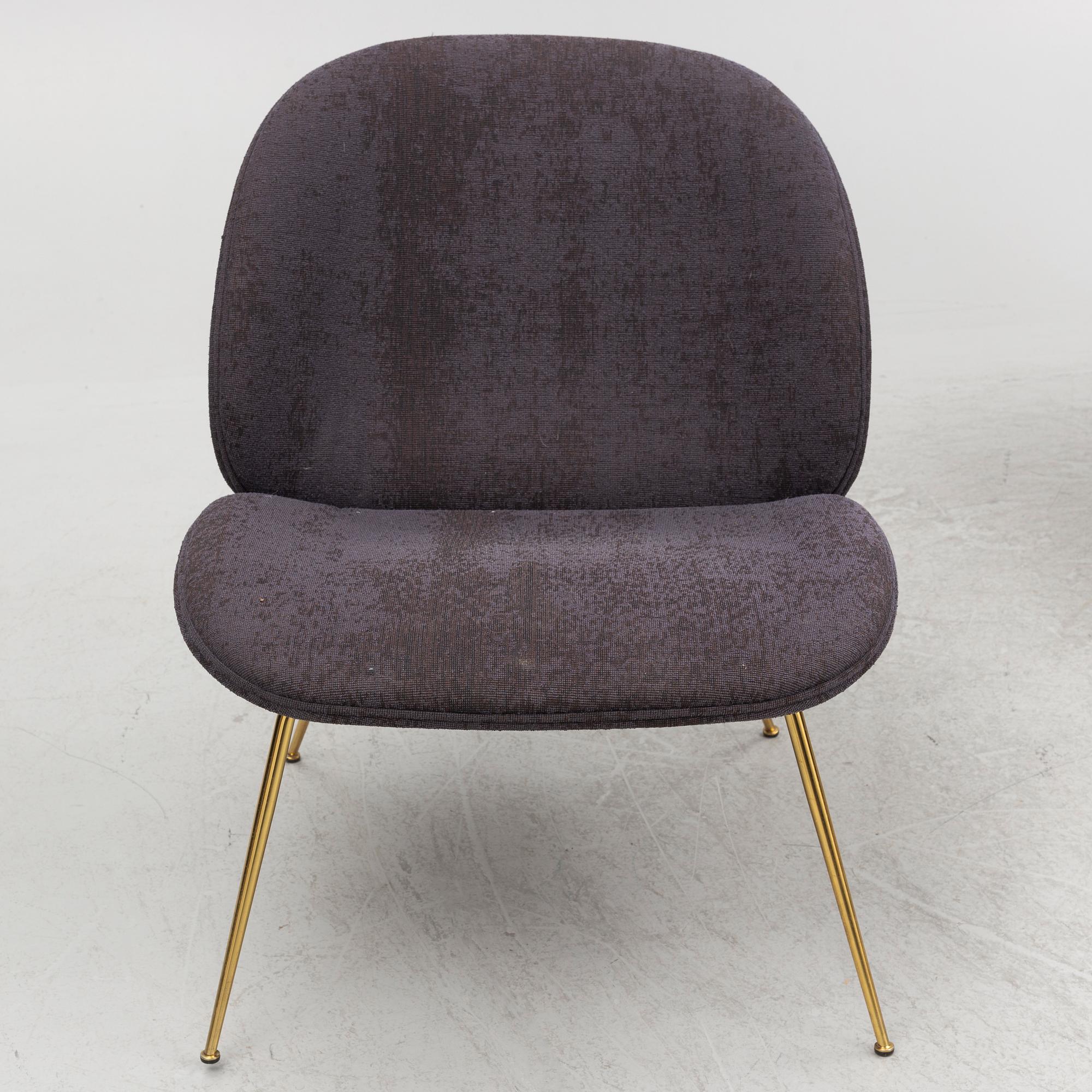 GamFratesi, fåtöljer fyra st , "Beetle Lounge Chair", Gubi, formgiven 2013.