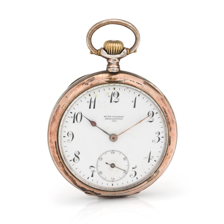 OMEGA, "Seth Nilsson, Skellefteå, IMP" pocket watch, 52 mm.