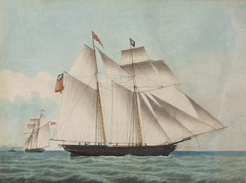 Jacob Petersen, Top-sail schooner "Coquette".