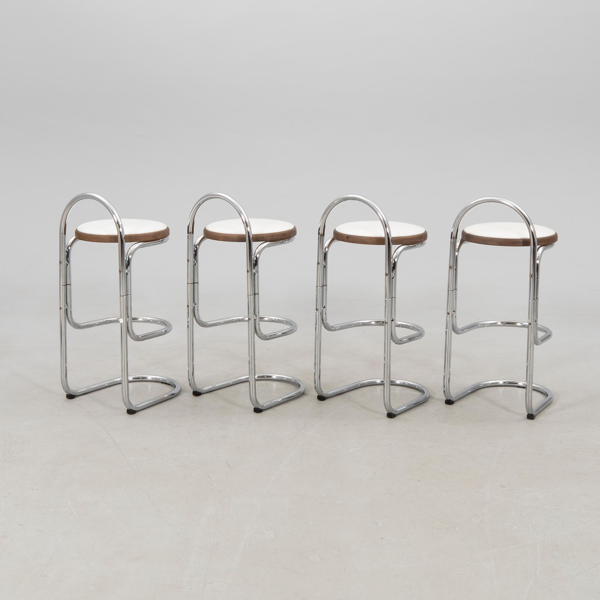 Barstolar 4 st, 1900-talets senare del.