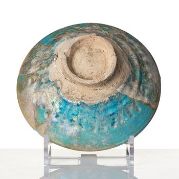 A Kashan lustre pottery Bowl, Persia, 13-14th century.