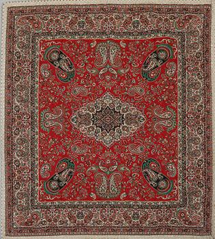 BRODYR, möjligen Yazd, 1900-talets slut, 100 x 100 cm.