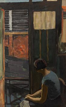 Fritiof Schüldt, “By the Studio Window, Rue Daguerre” (Paris).
