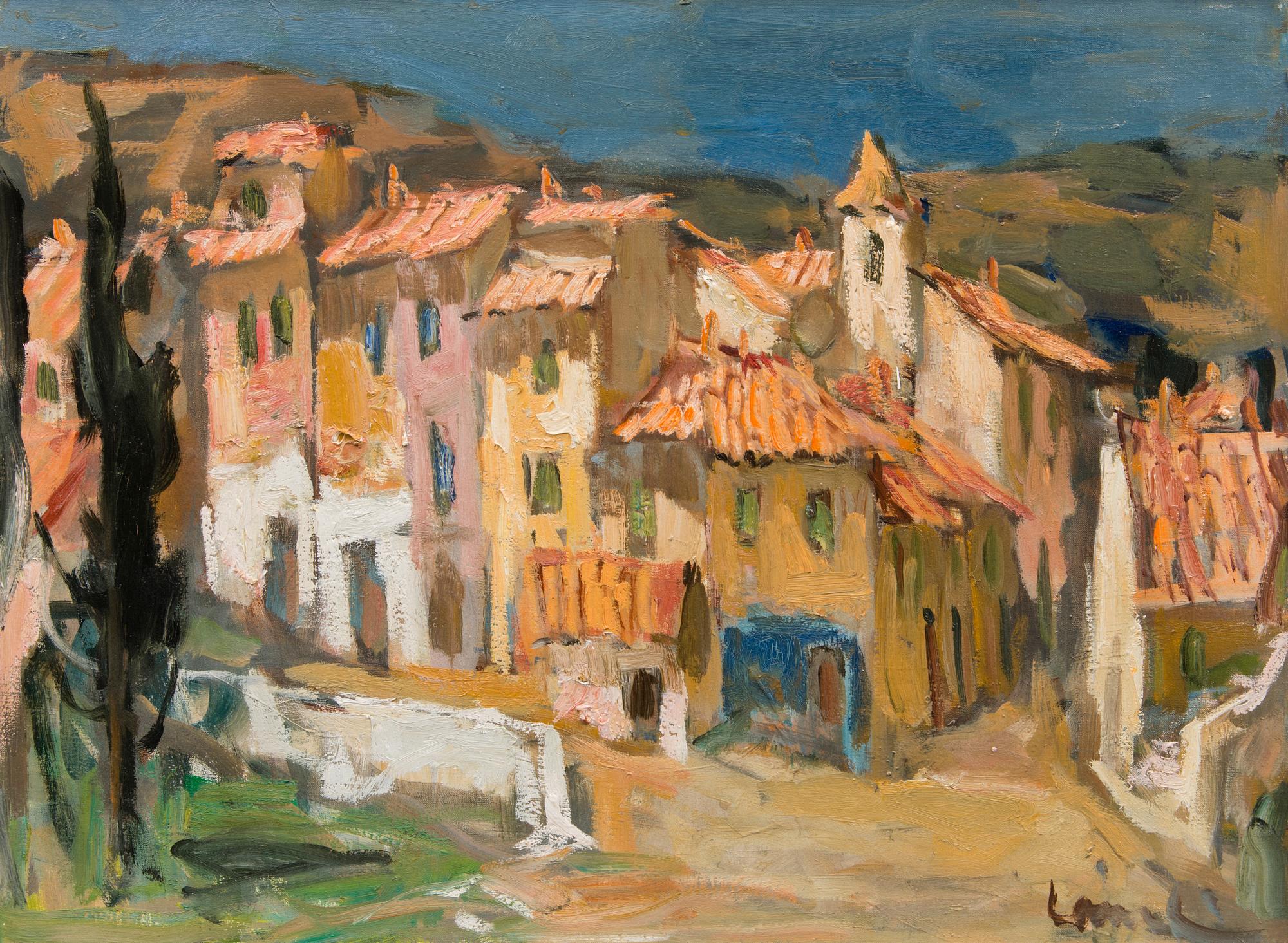 oil on canvas, signed.