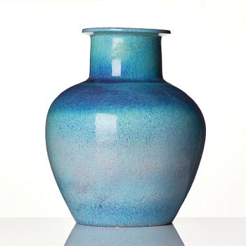 Sven Wejsfelt, a stoneware floor vase, Gustavsberg Studio 1983.