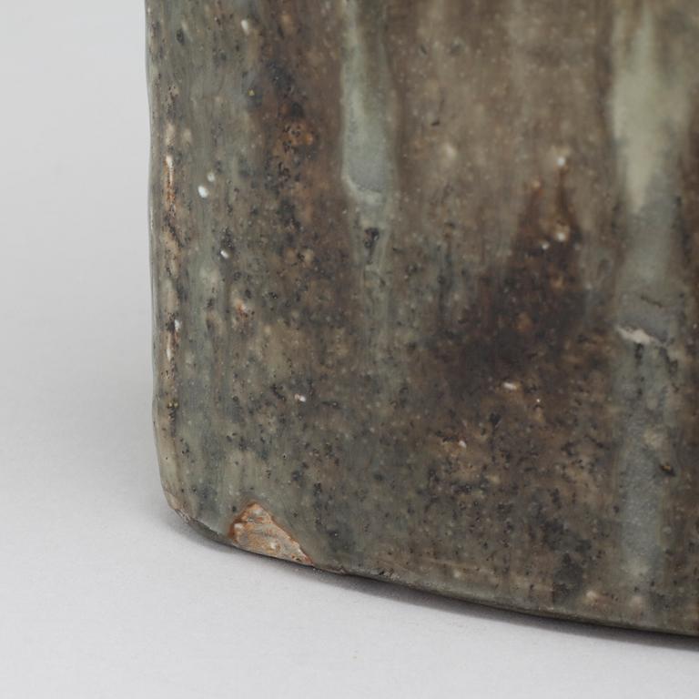 A unique stoneware vase, designed by Carl-Harry Stålhane for Rörstrand, signed and dated -63.