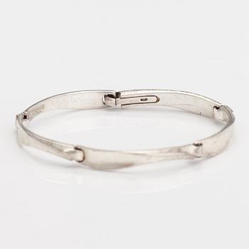 LAPPONIA, A sterling silver necklace, bracelet, brooch and earrings. 1984-87.