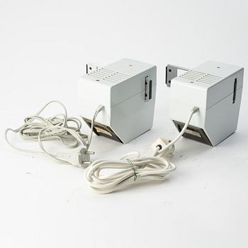 Dieter Rams, Robert Oberheim m. fl. projektorer samt blixtar, 8 delar, Braun.