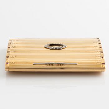 Dosa/cigarettetui 18K guld.
