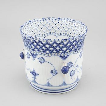 A porcelain flower pot by Royal Copenhagen, first half of the 20th century.