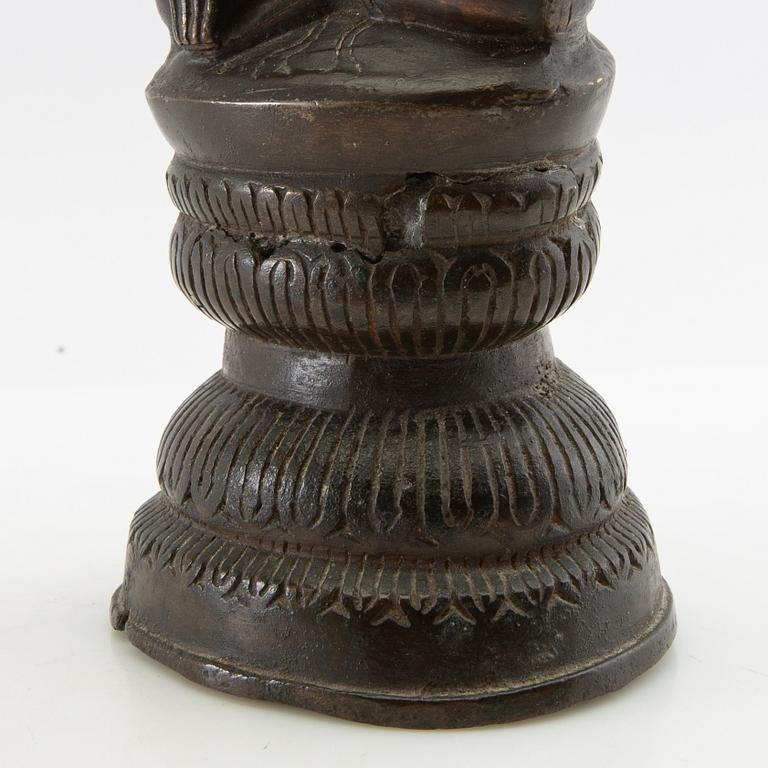 Buddha, bronze. Burma, probably 20th century.