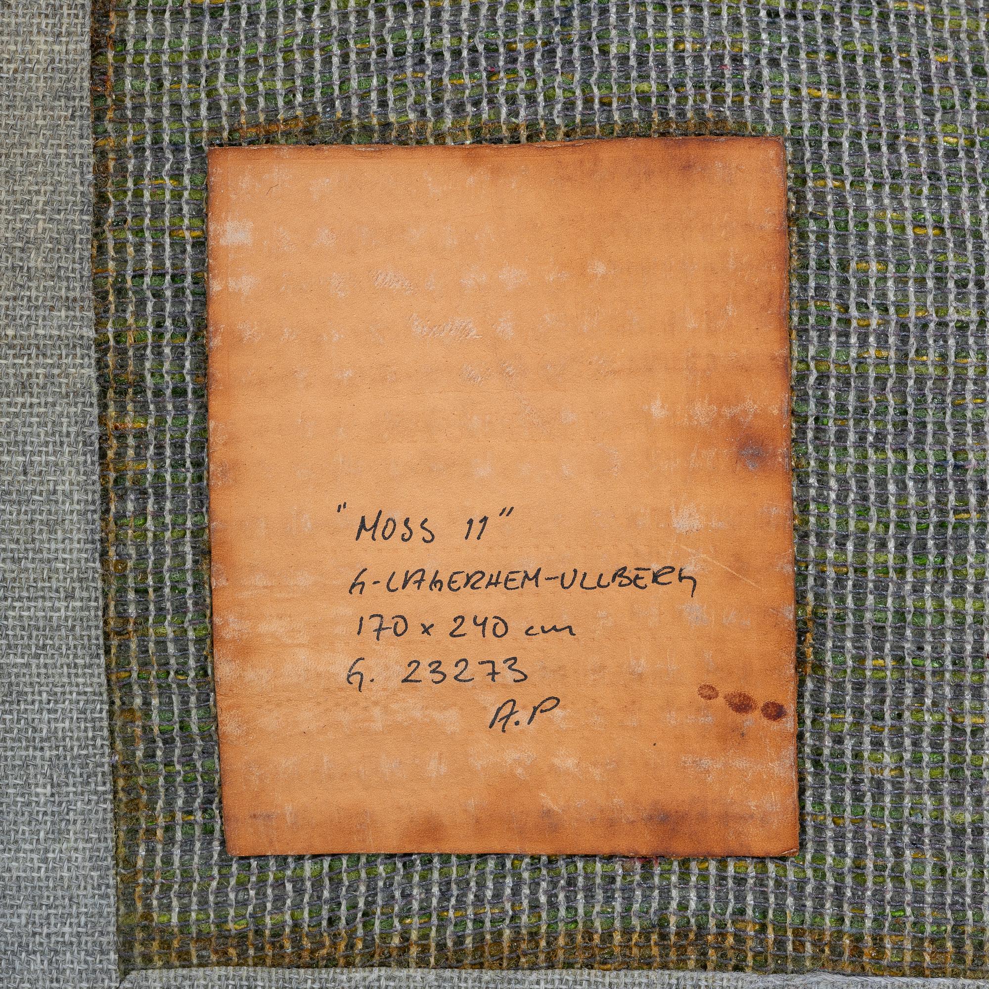 Gunilla Lagerhem Ullberg, matta, "Moss 11", 170 x 240 cm Kasthall.