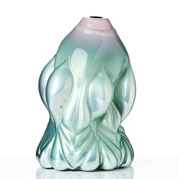 Hanna Hansdotter, "Dripping Print", skulptur, glas, The Glass Factory, Boda Glasbruk, 2019, AP 1.
