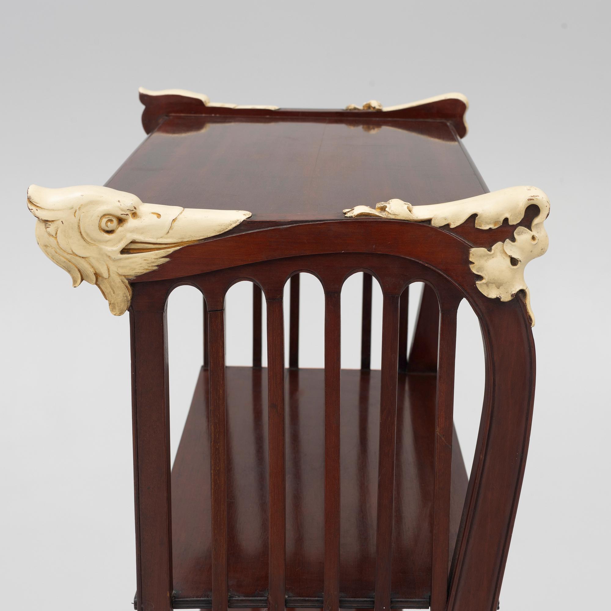 Shelf, Art Nouveau, early 20th century.