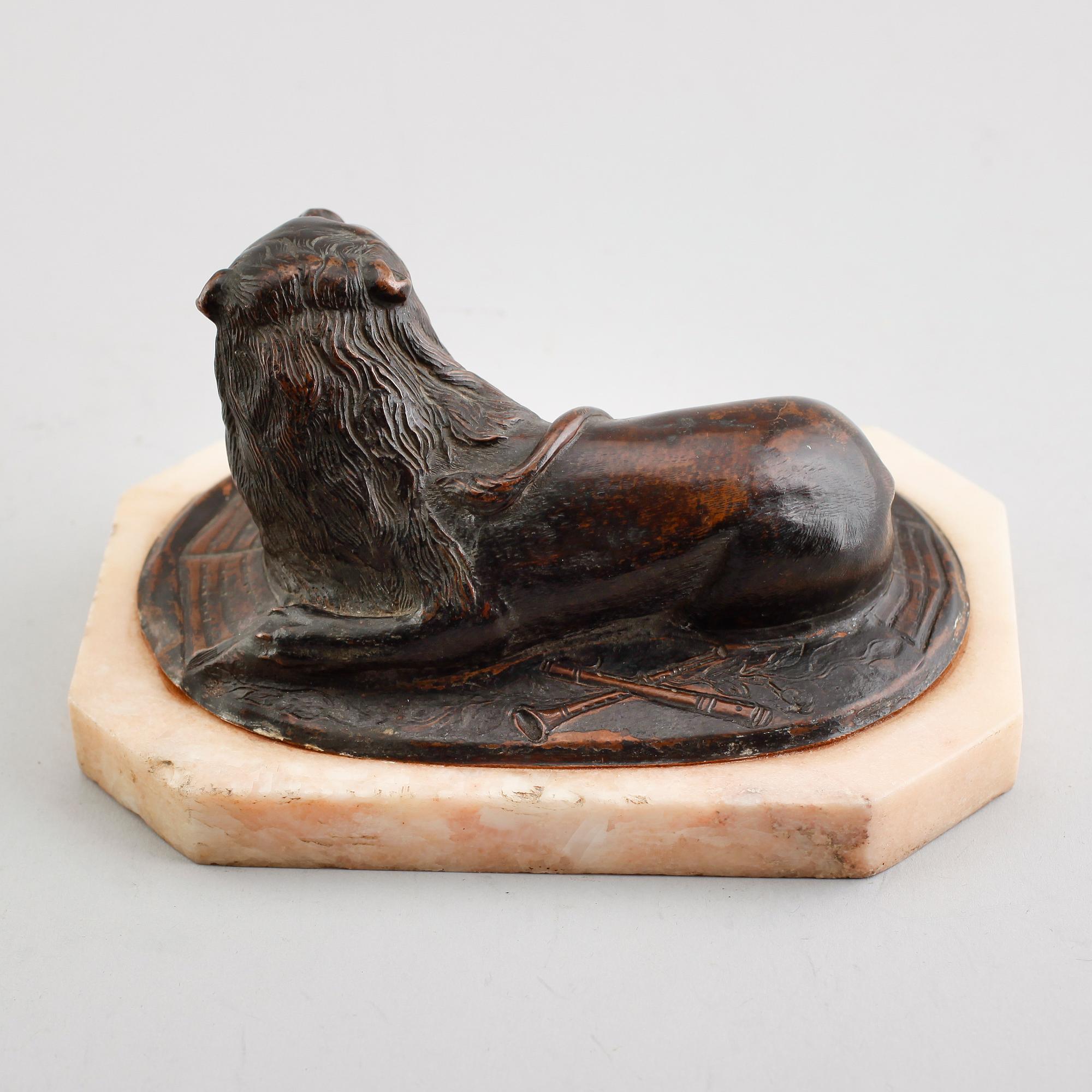 BREVPRESS, patinerad metall, 1700-tal eller äldre.