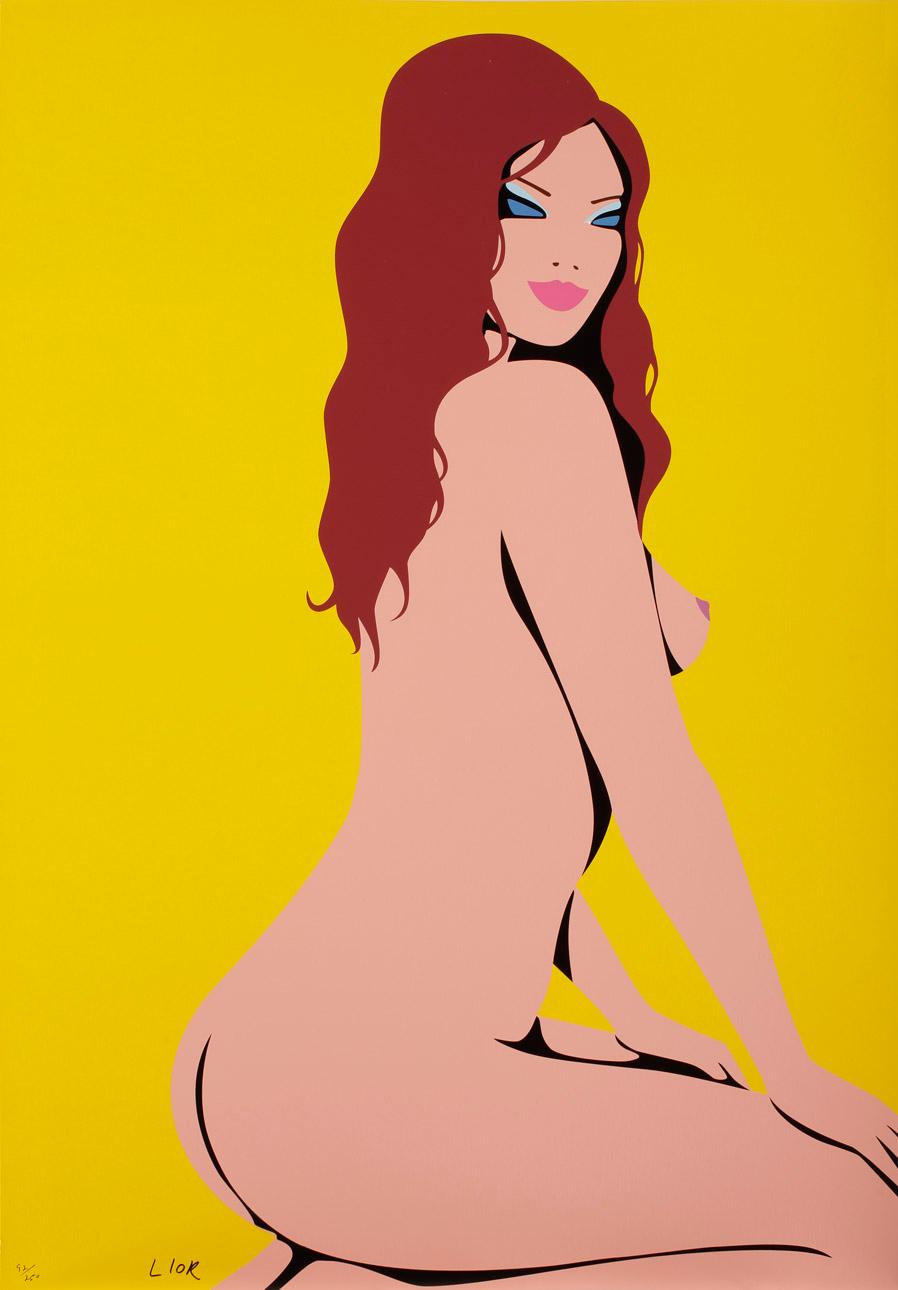 RON LIOR, mapp med 4 seriegrafier, signerad och numrerad 92/250.