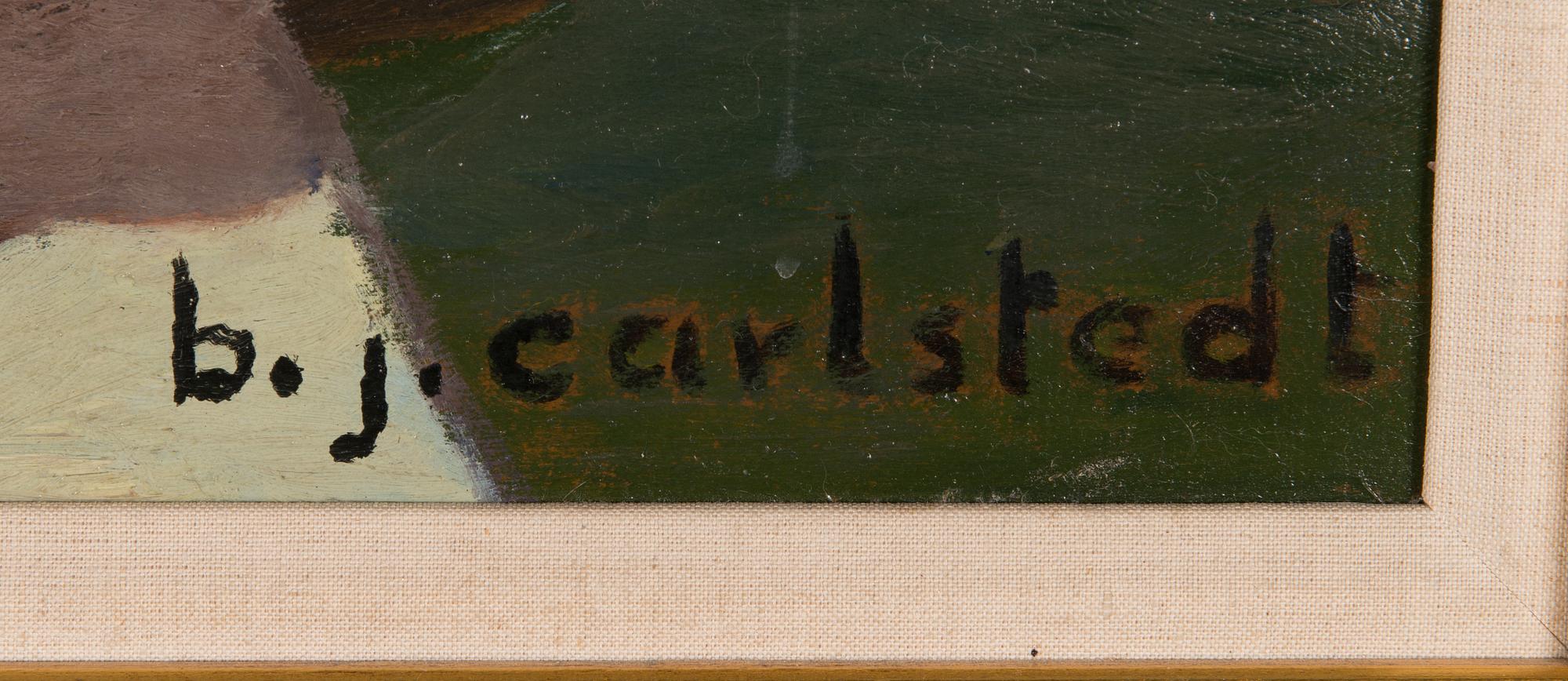 Birger Carlstedt, Stilleben med blommor.