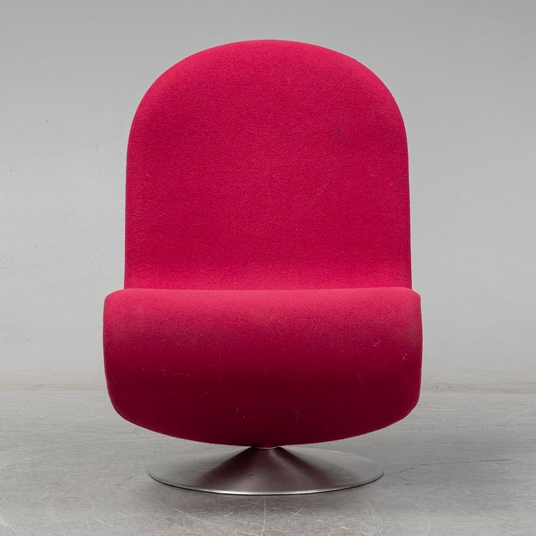 VERNER PANTON, stol/fåtölj, "System 1-2-3", Danmark.
