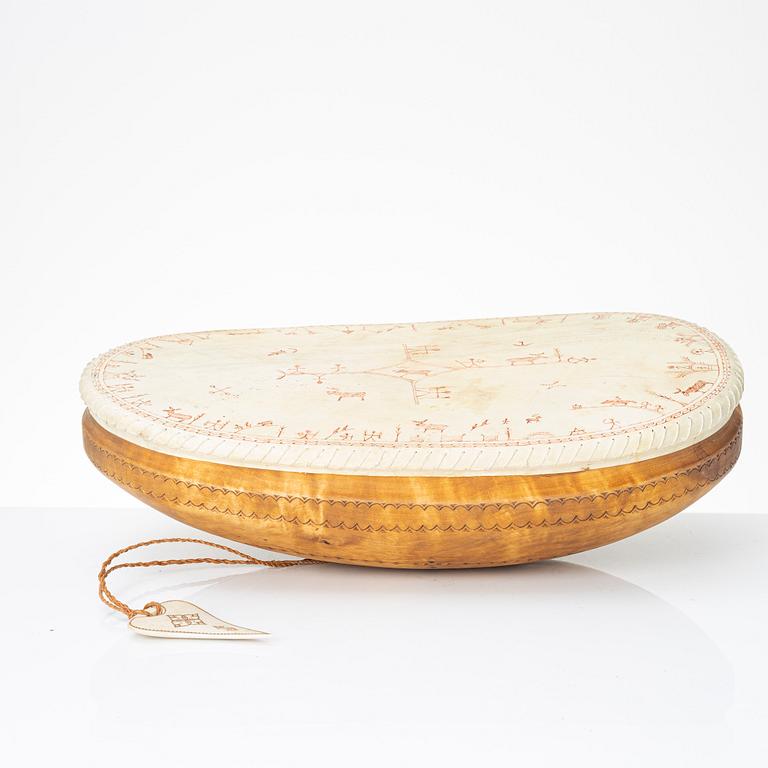 Anders Sunna, Drum, Goavddis, signed and dated 1976.