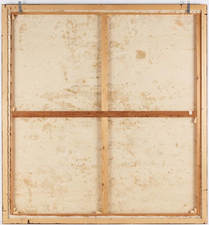 Anthony Zych, mixed media on canvas, signed and dated -85.