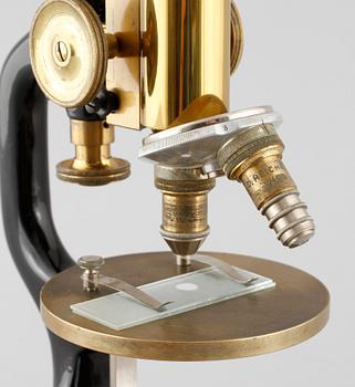 A microscope by C Reichert in Wien, early 20th century.
