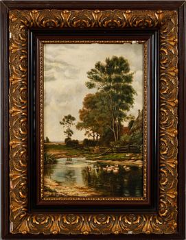 OKÄND KONSTNÄR, olja på duk, 1800-/1900-tal, signerad B Paul.