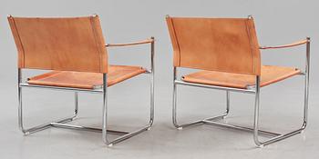 KARMFÅTÖLJER, ett par, "Amiral", Karin Mobring, Ikea, 1970-tal.