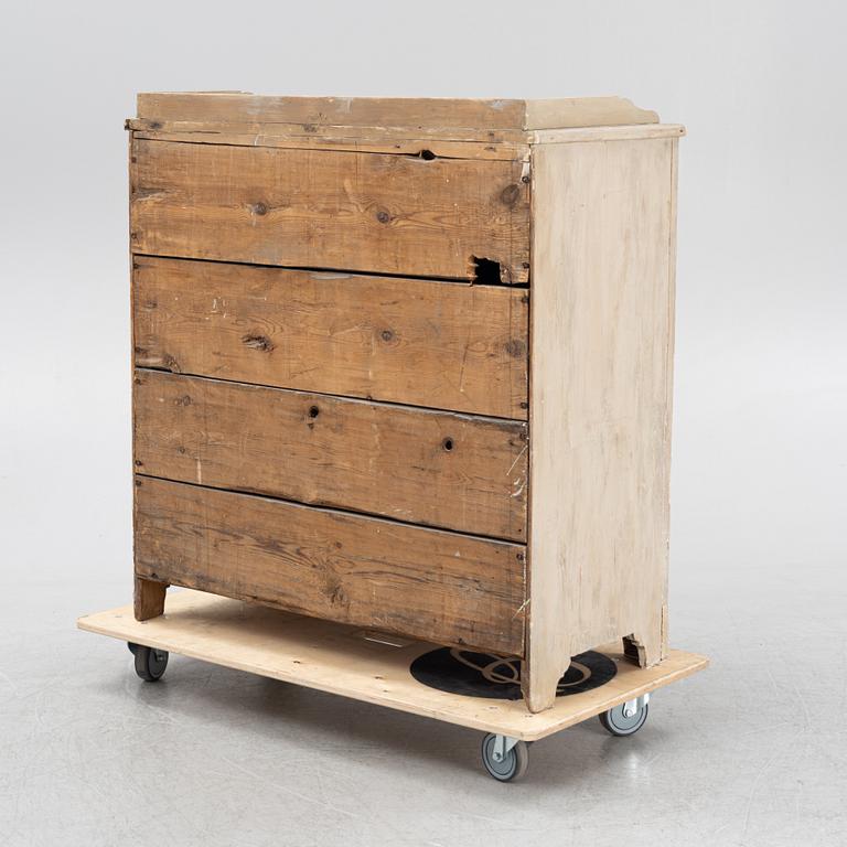 A late Gustavian style sideboard, 19th Century.