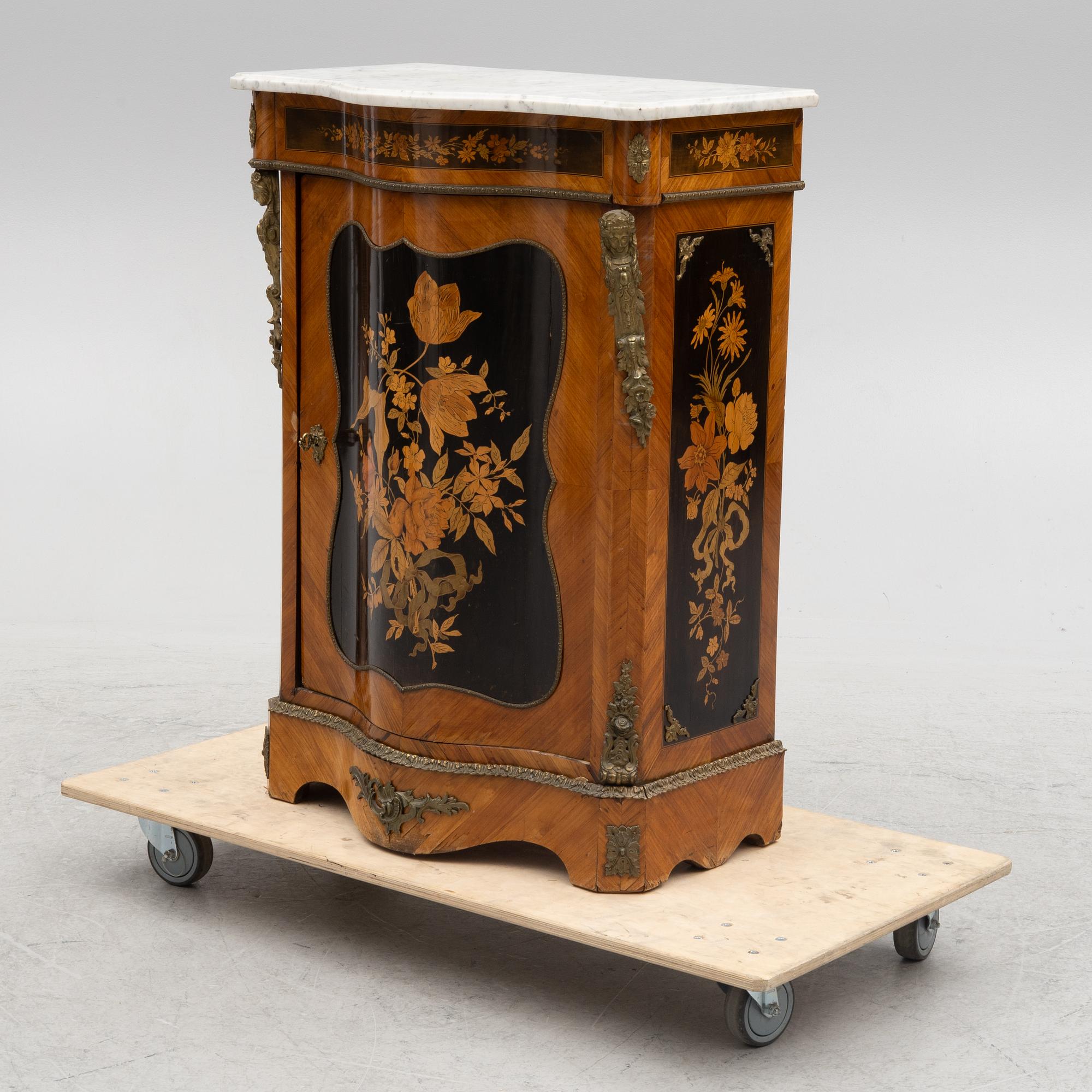 A cabinet, Louis XVI style, France, circa 1900.