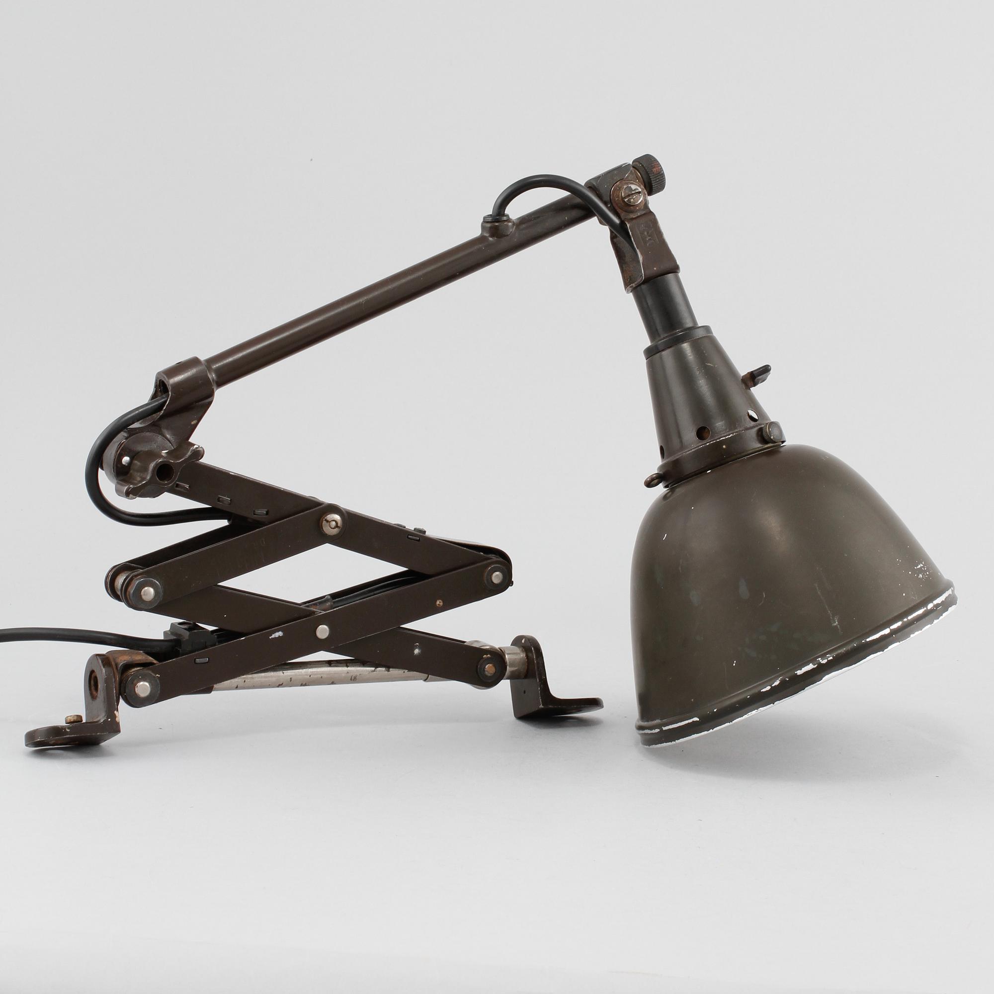 VÄGGLAMPA, Curt Fischer, Midgard, 1900-talets första hälft.