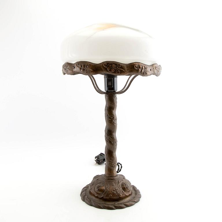 Table lamp, Jugend, early 20th century.