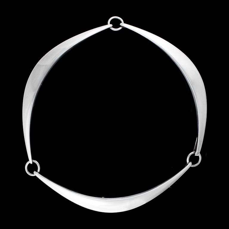 HALSSMYCKE, sterlingssilver, Hans Hansen, Danmark. Vikt ca 60 g.