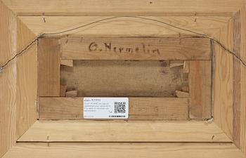 OLOF HERMELIN, oil on relined canvas, signed O. H-n. and O. Hermelin on the stretcher.