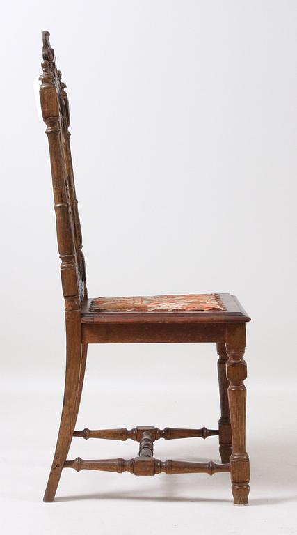 STOLAR, 8 st, nyrenässans, 1800/1900-tal.