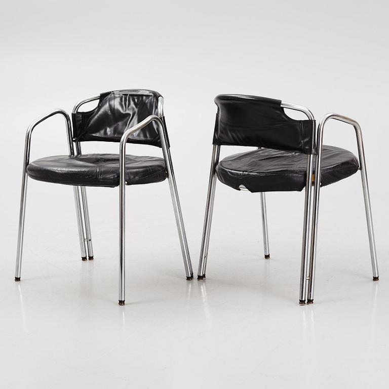 Karmstolar, 4 st, 1900-talets andra hälft.