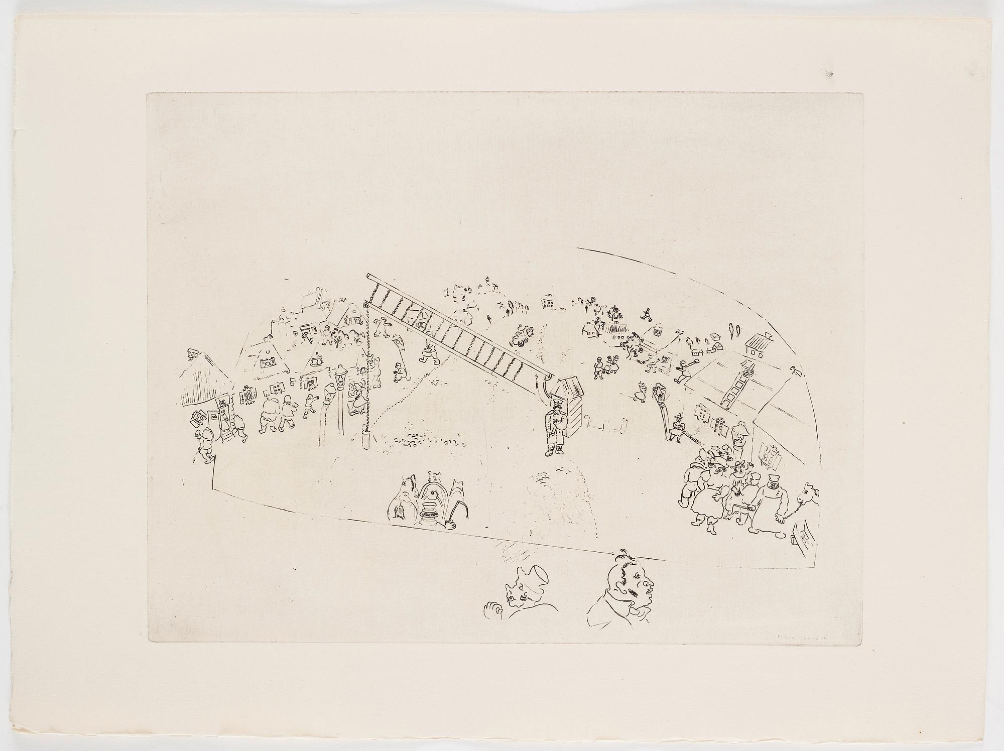 MARC CHAGALL, 71 st etsningar ur upplagan om 285 exemplar på Arches/MBM/J. Perrigot-papper, 1923-1948.