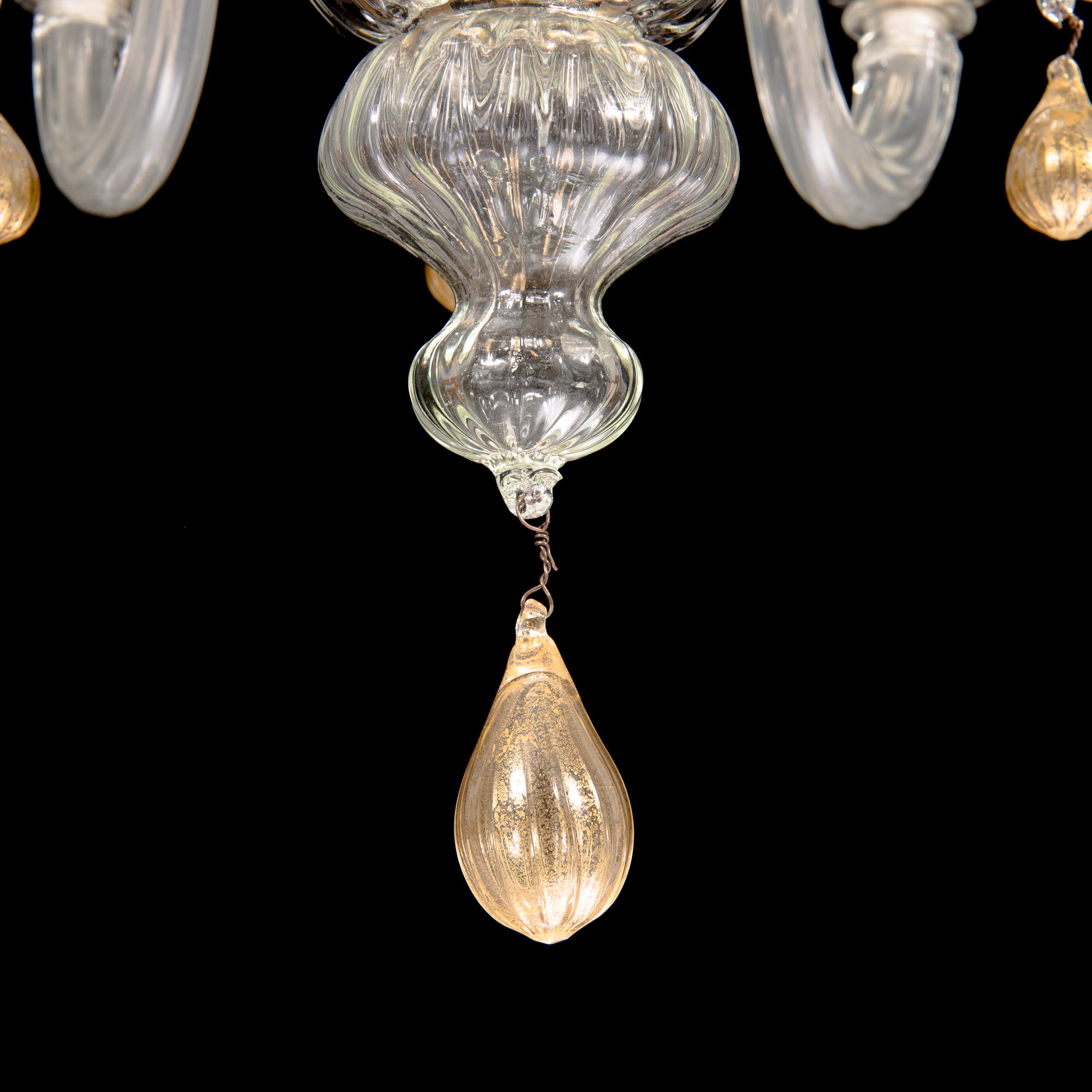 A Murano chandelier, latter half of the 20th century.