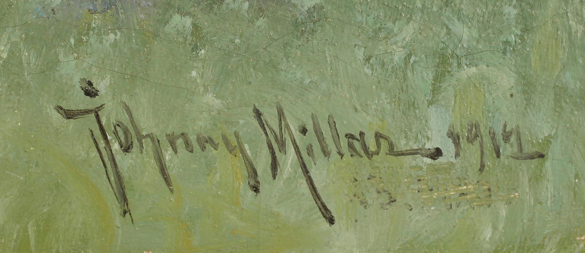 JOHNNY MILLAR, olja på duk, signerad och daterad 1912.