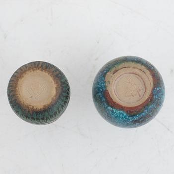 Miniatures, 6 pieces, stoneware, Gustavsberg Studio.
