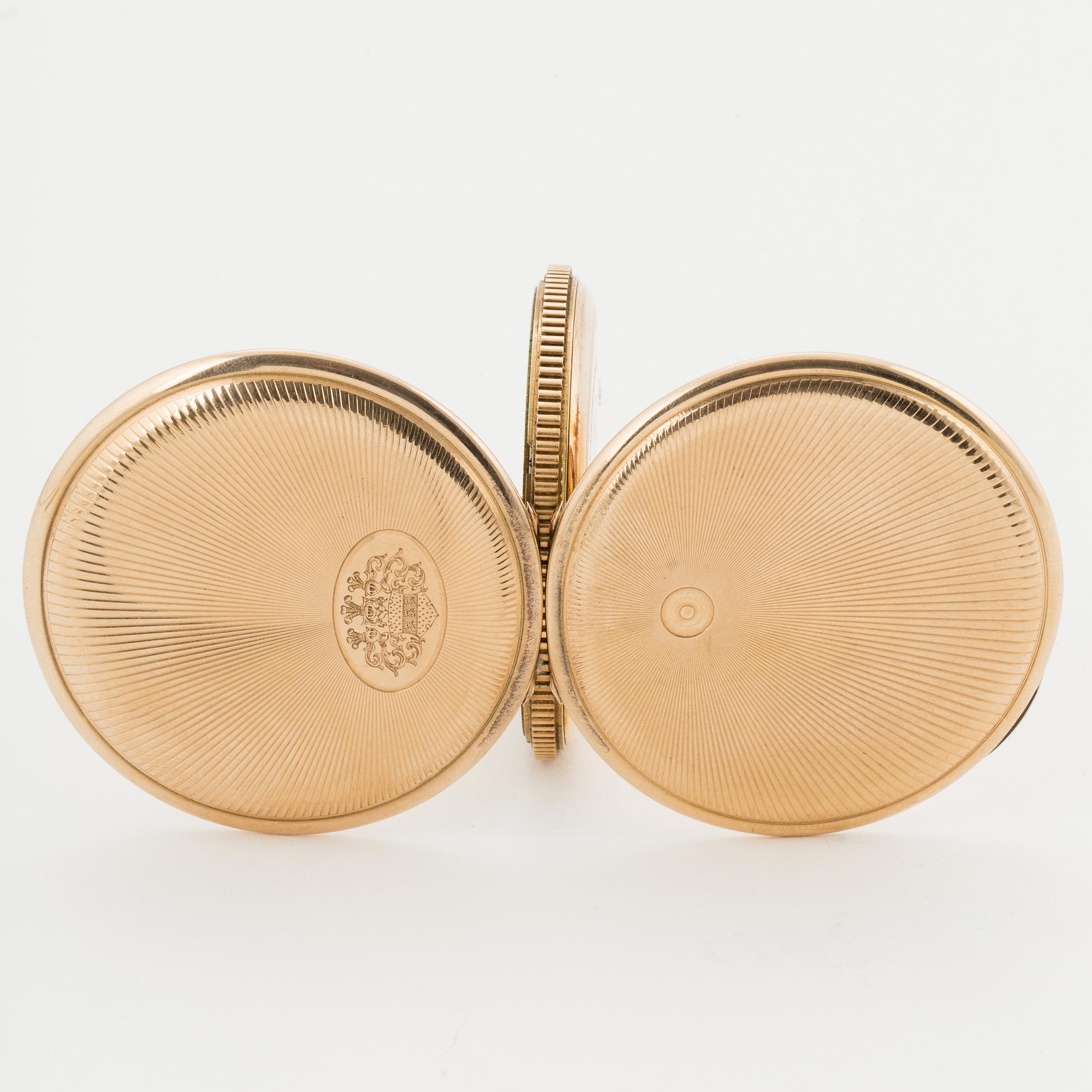 H MOSER & CIE, fickur, 50,5 mm.