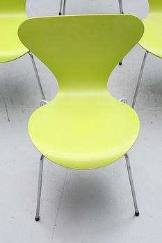 STOLAR, 6 st, "Sjuan", Arne Jacobsen, Fritz Hansen, 1991.
