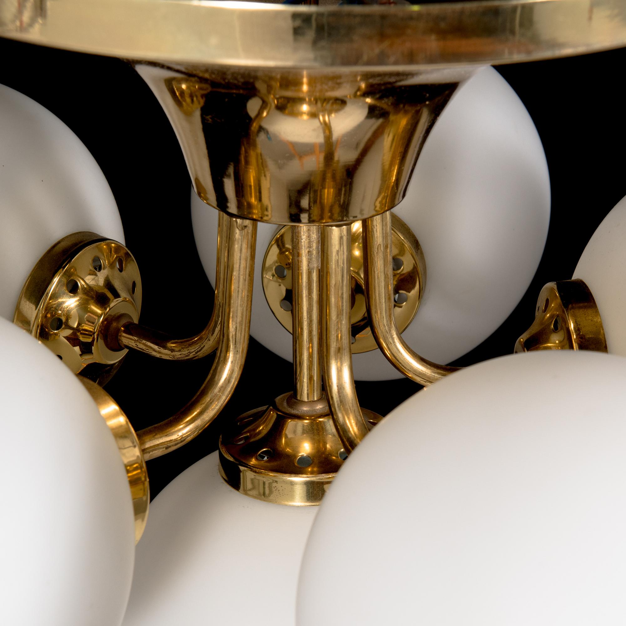 A 1970's ceiling lamp KP 536 for Hyval, Finland.