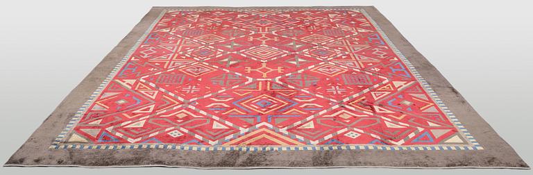 Ceci Söderlund, A carpet, silk on cotton warp. Ca. 356x272 cm.